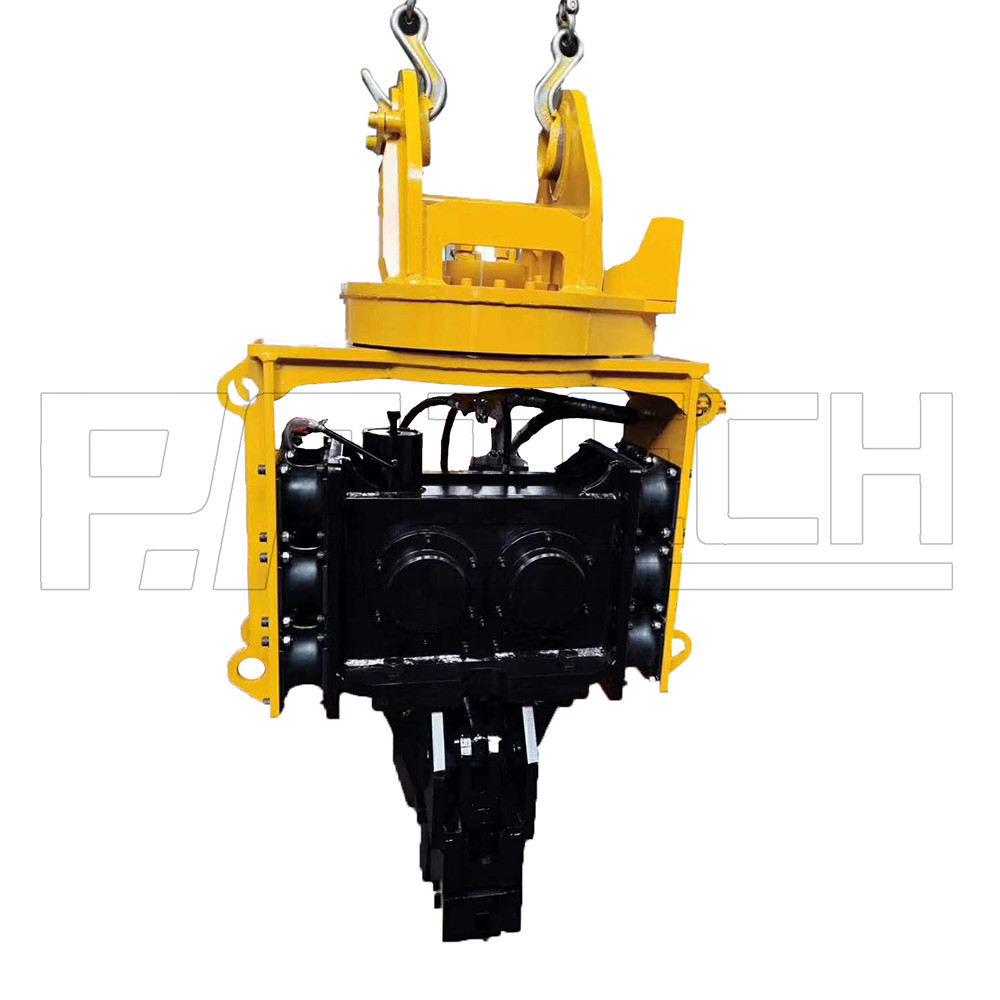 L9m 25ton Hydraulic Excavator Pile Hammer For Buildings