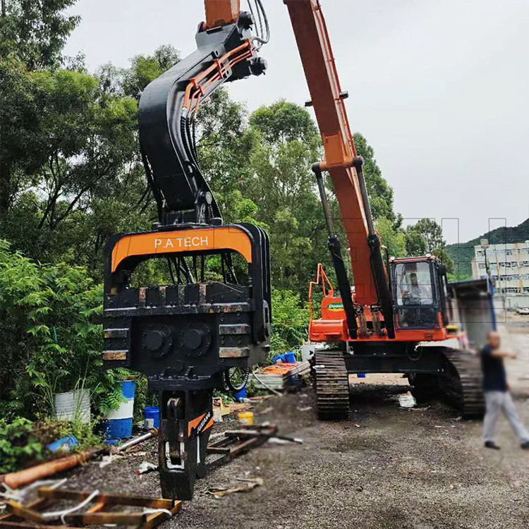 L9m 25ton Hydraulic Excavator Pile Hammer For Buildings
